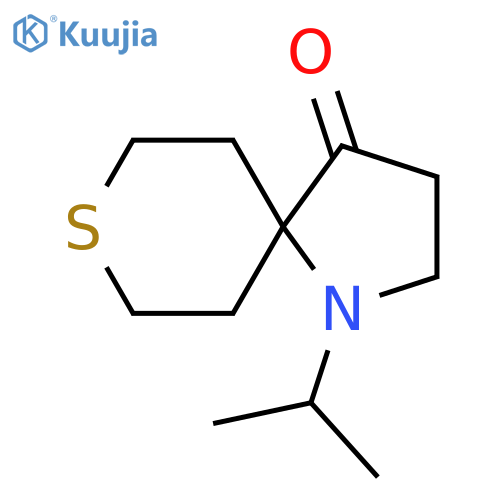 1-(Propan-2-yl)-8-thia-1-azaspiro[4.5]decan-4-one structure