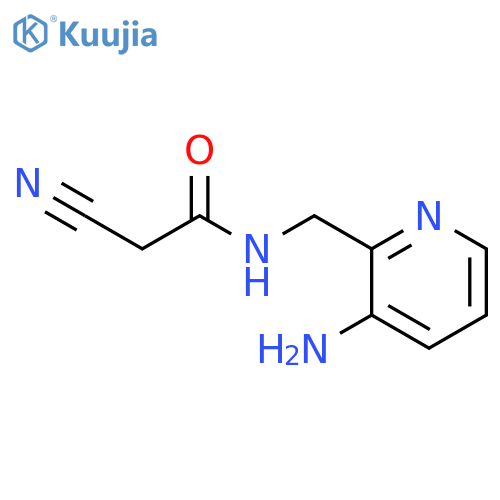 Acetamide, N-[(3-amino-2-pyridinyl)methyl]-2-cyano- structure