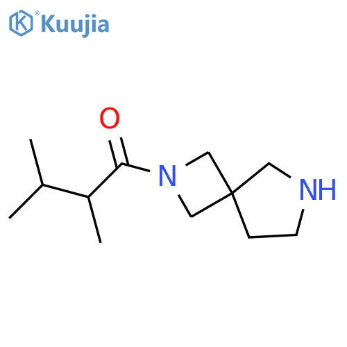 1-{2,6-Diazaspiro[3.4]octan-2-yl}-2,3-dimethylbutan-1-one structure