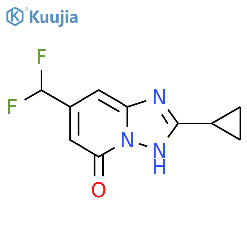 2-cyclopropyl-7-(difluoromethyl)-1,2,4triazolo1,5-apyridin-5-ol structure