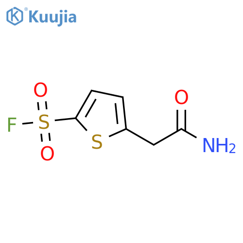 5-(2-Amino-2-oxoethyl)-2-thiophenesulfonyl fluoride structure