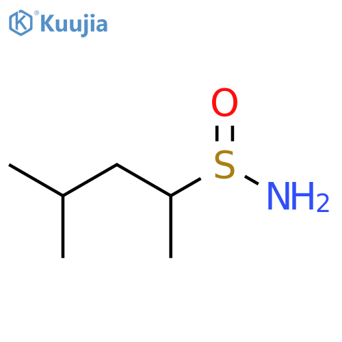 4-Methylpentane-2-sulfinamide structure