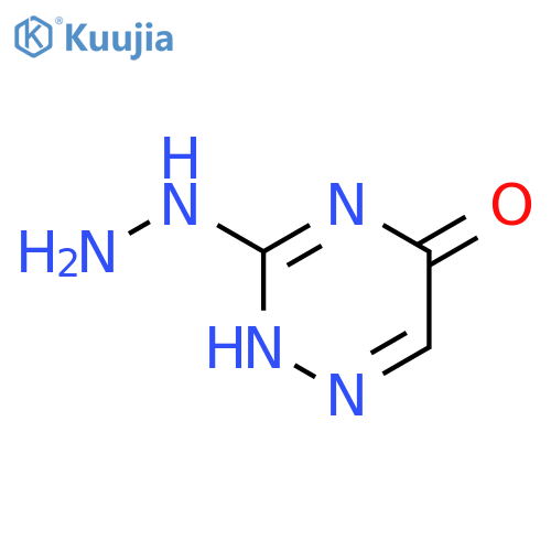 3-hydrazinyl-4,5-dihydro-1,2,4-triazin-5-one structure