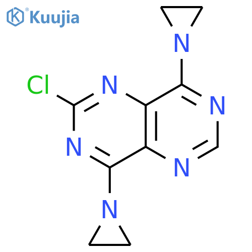 Pyrimido[5,4-d]pyrimidine,4,8-bis(1-aziridinyl)-2-chloro- structure