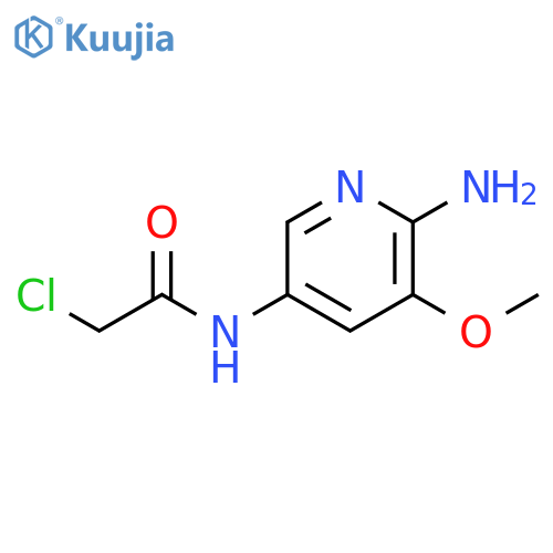 Acetamide, N-(6-amino-5-methoxy-3-pyridinyl)-2-chloro- structure