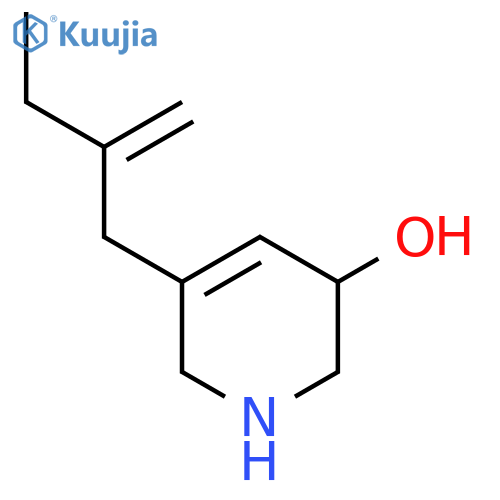 5-(2-Methylidenebutyl)-1,2,3,6-tetrahydropyridin-3-ol structure
