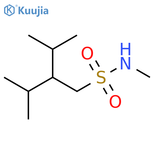 1-Butanesulfonamide, N,3-dimethyl-2-(1-methylethyl)- structure