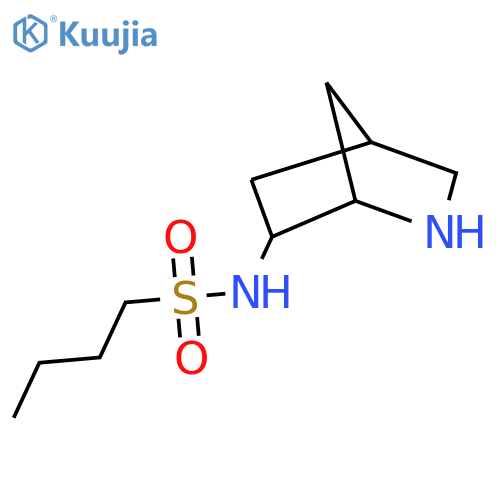N-{2-azabicyclo[2.2.1]heptan-6-yl}butane-1-sulfonamide structure