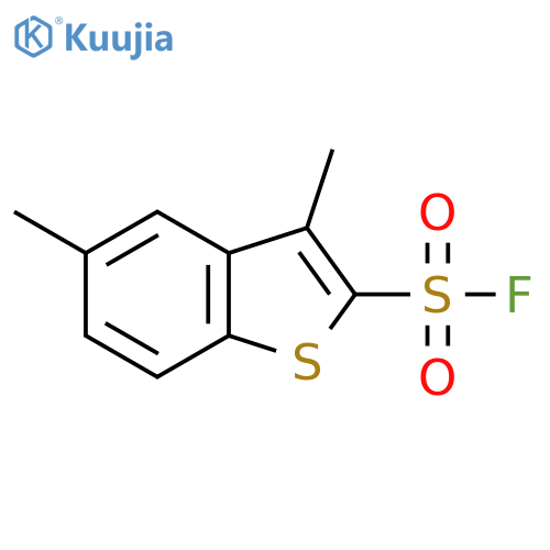 3,5-Dimethyl-1-benzothiophene-2-sulfonyl fluoride structure