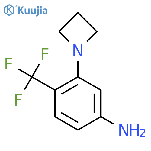 Benzenamine, 3-(1-azetidinyl)-4-(trifluoromethyl)- structure
