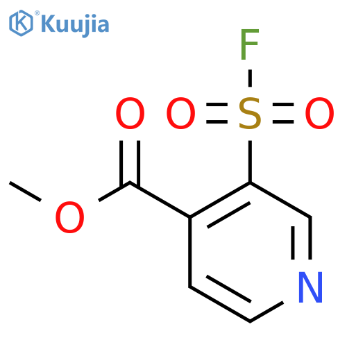 Methyl 3-(fluorosulfonyl)isonicotinate structure