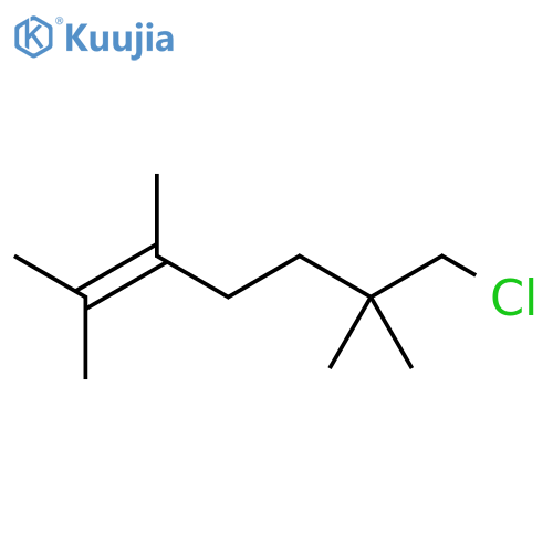 2-Heptene, 7-chloro-2,3,6,6-tetramethyl- structure