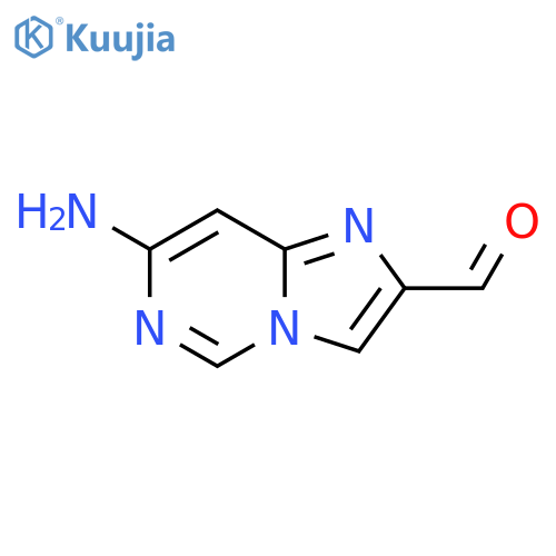 Imidazo[1,2-c]pyrimidine-2-carboxaldehyde, 7-amino- structure
