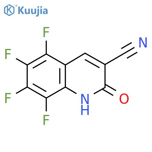 5,6,7,8-Tetrafluoro-2-hydroxyquinoline-3-carbonitrile structure
