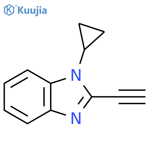 1-cyclopropyl-2-ethynyl-1H-1,3-benzodiazole structure