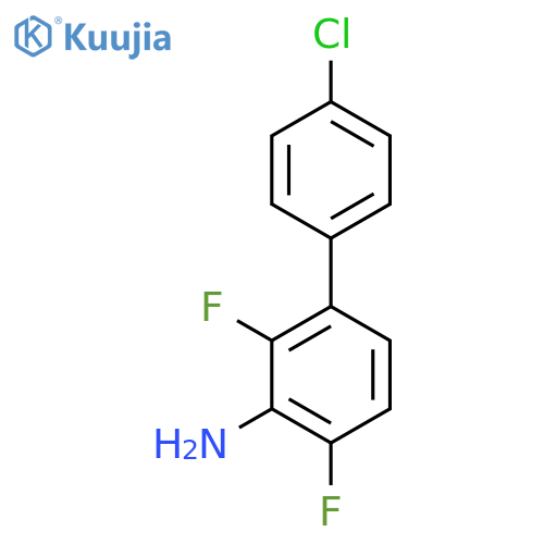 3-(4-Chlorophenyl)-2,6-difluoroaniline structure