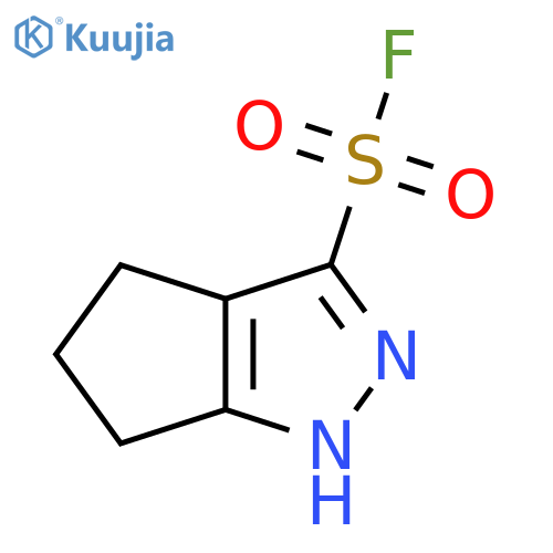 2H,4H,5H,6H-cyclopenta[c]pyrazole-3-sulfonyl fluoride structure