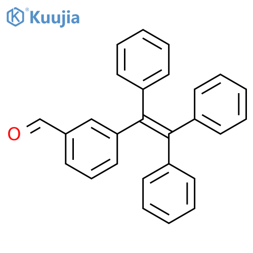 Benzaldehyde, 3-(1,2,2-triphenylethenyl)- structure