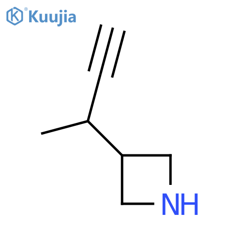 3-But-3-yn-2-ylazetidine structure