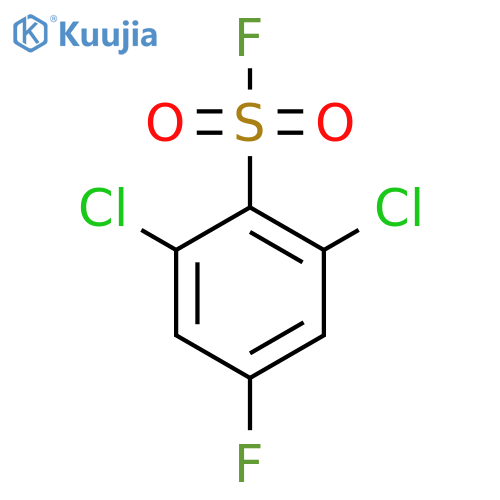 2,6-Dichloro-4-fluorobenzene-1-sulfonyl fluoride structure