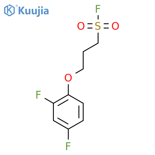 3-(2,4-Difluorophenoxy)propane-1-sulfonyl fluoride structure