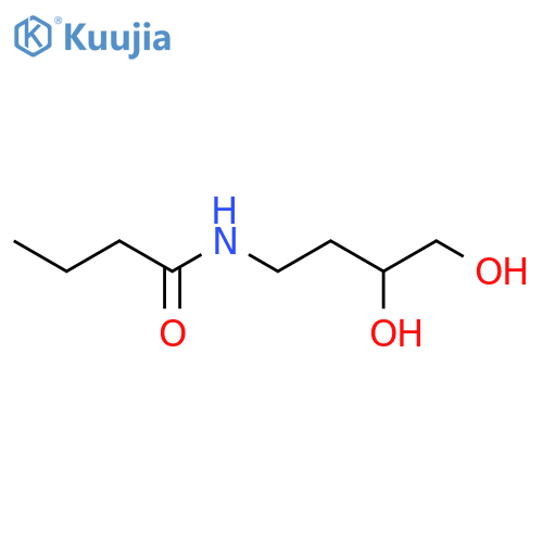 N-(3,4-dihydroxybutyl)butanamide structure