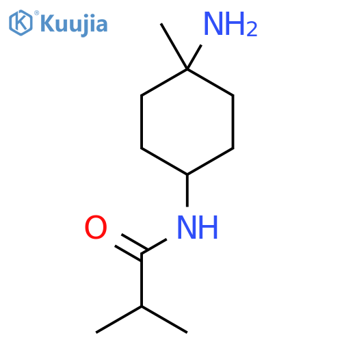 N-(4-amino-4-methylcyclohexyl)-2-methylpropanamide structure