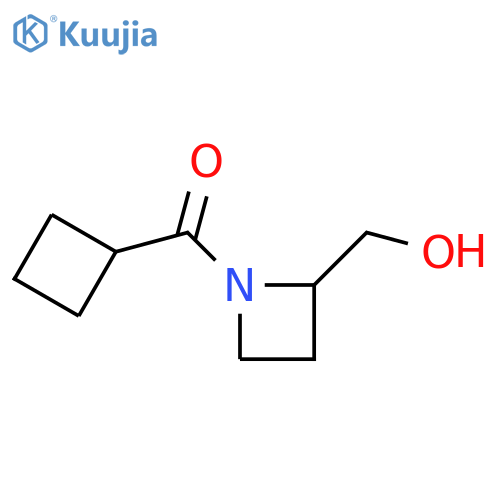 (1-Cyclobutanecarbonylazetidin-2-yl)methanol structure