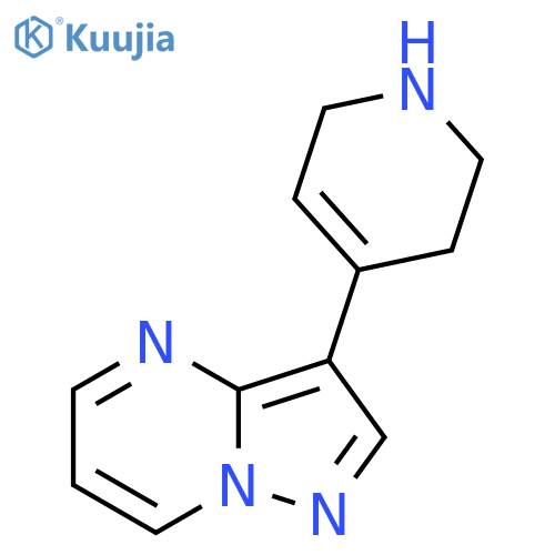 4-{Pyrazolo[1,5-a]pyrimidin-3-yl}-1,2,3,6-tetrahydropyridine structure