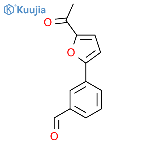 3-(5-Acetylfuran-2-yl)benzaldehyde structure