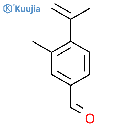 3-Methyl-4-(prop-1-en-2-yl)benzaldehyde structure