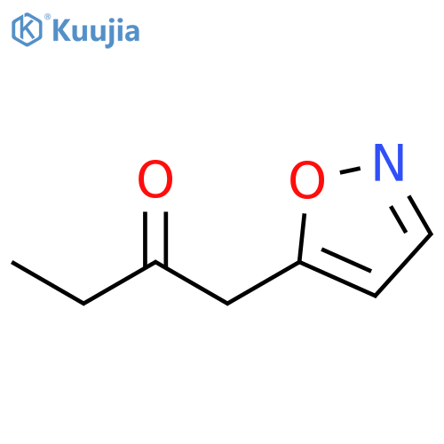 2-Butanone, 1-(5-isoxazolyl) structure