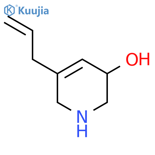 5-(Prop-2-en-1-yl)-1,2,3,6-tetrahydropyridin-3-ol structure