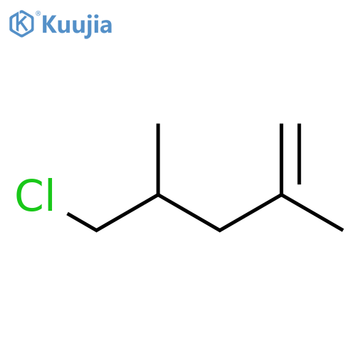 1-Pentene, 5-chloro-2,4-dimethyl- structure