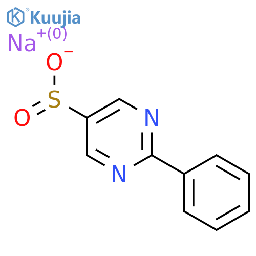 Sodium 2-phenylpyrimidine-5-sulfinate structure