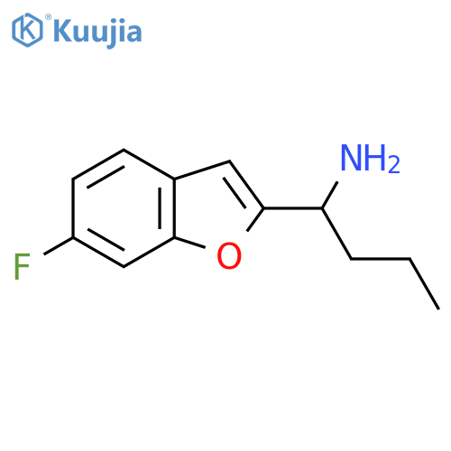 1-(6-Fluoro-1-benzofuran-2-yl)butan-1-amine structure