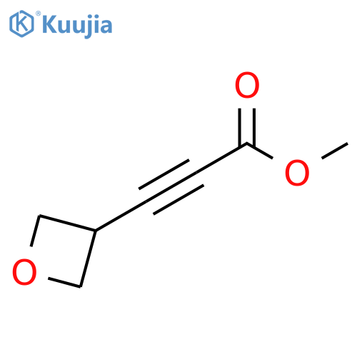 2-Propynoic acid, 3-(3-oxetanyl)-, methyl ester structure