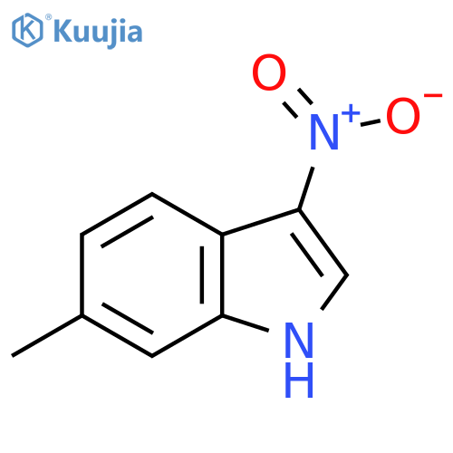 1H-Indole, 6-methyl-3-nitro- structure