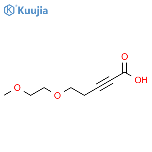 2-Pentynoic acid, 5-(2-methoxyethoxy)- structure