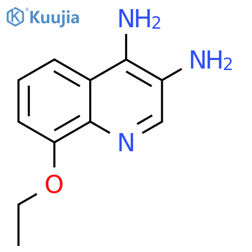 3,4-Quinolinediamine, 8-ethoxy- structure