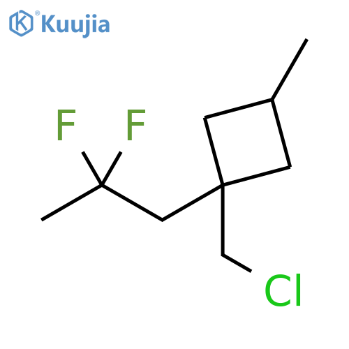 Cyclobutane, 1-(chloromethyl)-1-(2,2-difluoropropyl)-3-methyl- structure