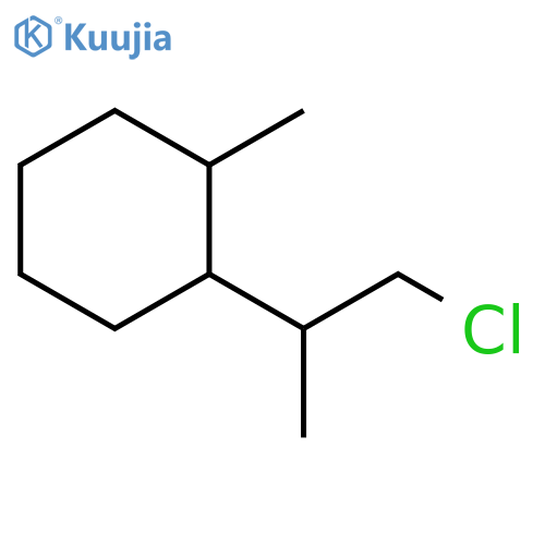 Cyclohexane, 1-(2-chloro-1-methylethyl)-2-methyl- structure