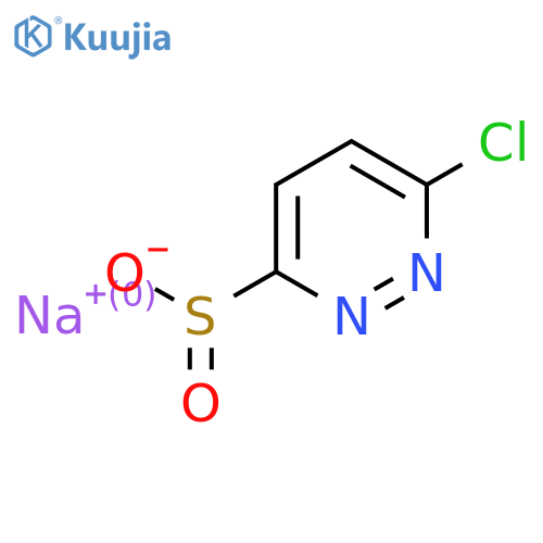 Sodium 6-chloropyridazine-3-sulfinate structure