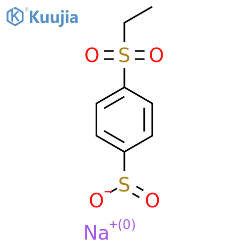 Sodium 4-(ethanesulfonyl)benzene-1-sulfinate structure