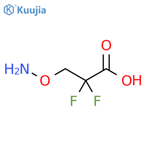 Propanoic acid, 3-(aminooxy)-2,2-difluoro- structure