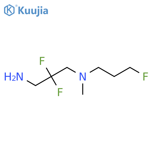 (3-Amino-2,2-difluoropropyl)(3-fluoropropyl)methylamine structure