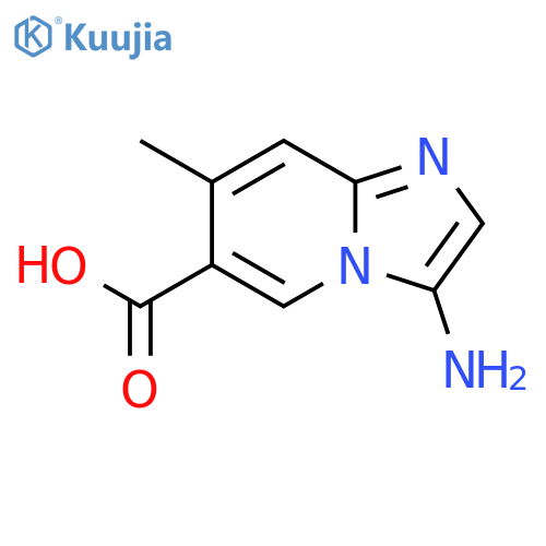 Imidazo[1,2-a]pyridine-6-carboxylic acid, 3-amino-7-methyl- structure