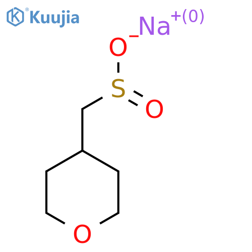 Sodium (oxan-4-yl)methanesulfinate structure