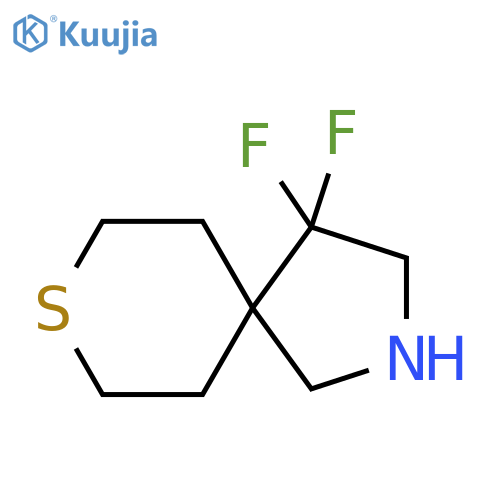 4,4-difluoro-8-thia-2-azaspiro4.5decane structure