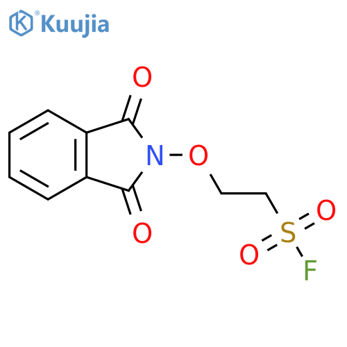 2-[(1,3-dioxo-2,3-dihydro-1H-isoindol-2-yl)oxy]ethane-1-sulfonyl fluoride structure